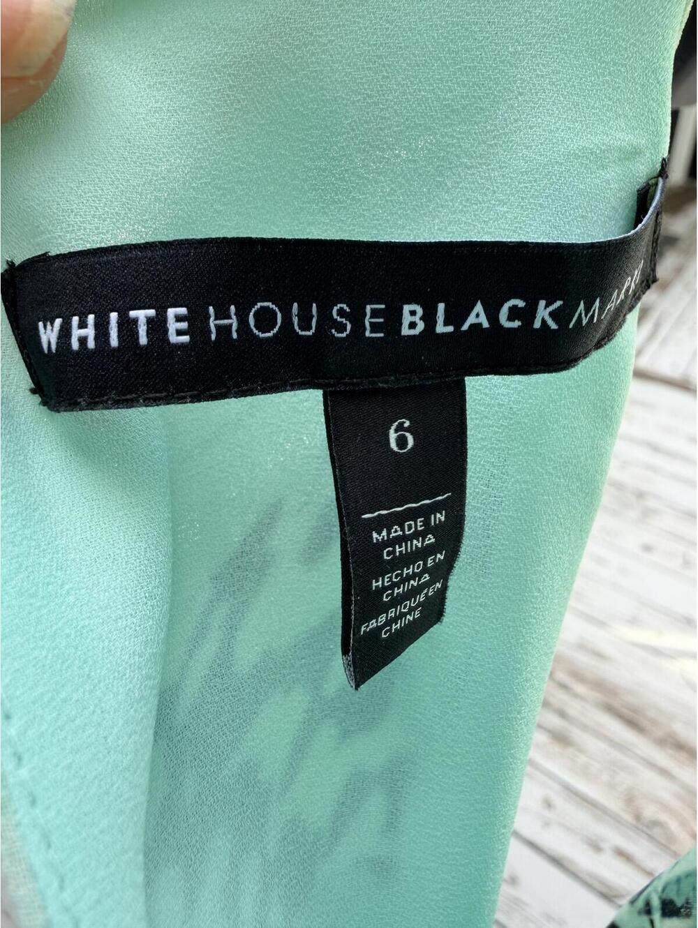 White House Black Market Floral Halter Midi Dress Size 6 - Picture 6 of 9